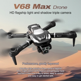 Hot Sale V68 Drone With Camera, 1080P Drone for Adults, 30 Minutes Flight Time HD FPV WiFi Live Video UAV with Gesture Selfie, 3D Flip, One Key Take Off/Landing for Beginners