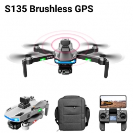 S135 Brushless Drone Three-axis Self-stabilized PTZ Remote Control UAV Intelligent Obstacle Avoidance GPS High-definition Aerial Photography Aircraft