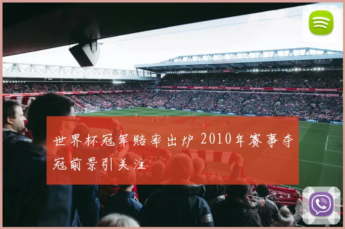 世界杯冠军赔率出炉 2010年赛事夺冠前景引关注